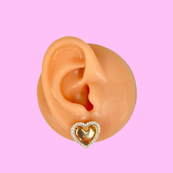 Medicīniskā zelta auskari BIGLOVE