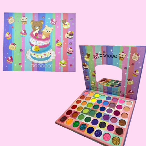 Lielā acu ēnu palete “Rainbow”